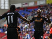 Bóng đá anh, ngoại hạng anh, lịch thi đấu euro 2012, Wigan - Chelsea 0-6: Arsenal gọi, Chelsea trả lời